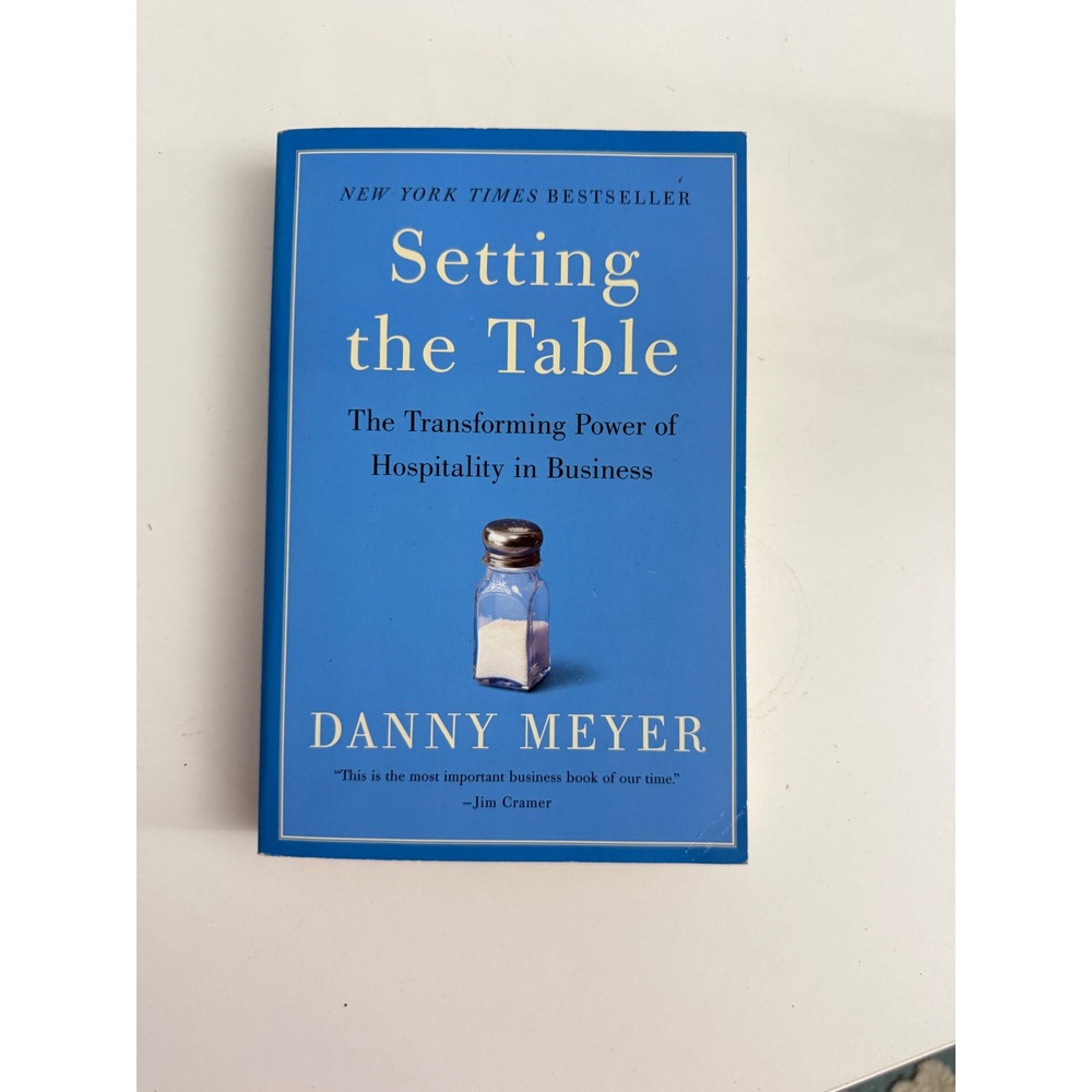 Setting the Table Danny Meyer Hospitality in Business Paperback Book